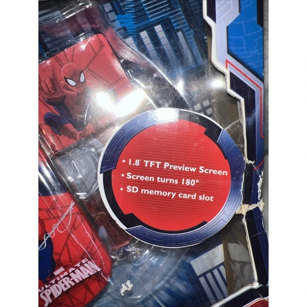 Marvel Ultimate Spider-Man Digital Camcorder/Camera 1.8 TFT Screen New